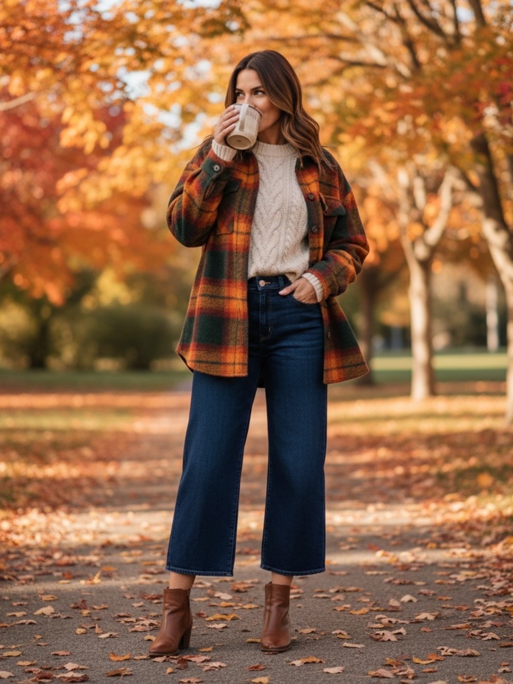 J. Crew Dark Blue Cropped Wide-Leg Jeans 30